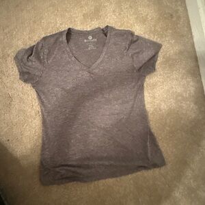 Heather Gray V-Neck Women's Tee